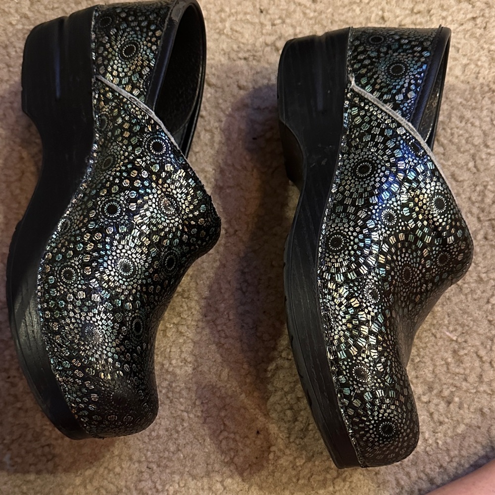 Dansko Multicolor Patterned Clogs - Picture 4 of 10